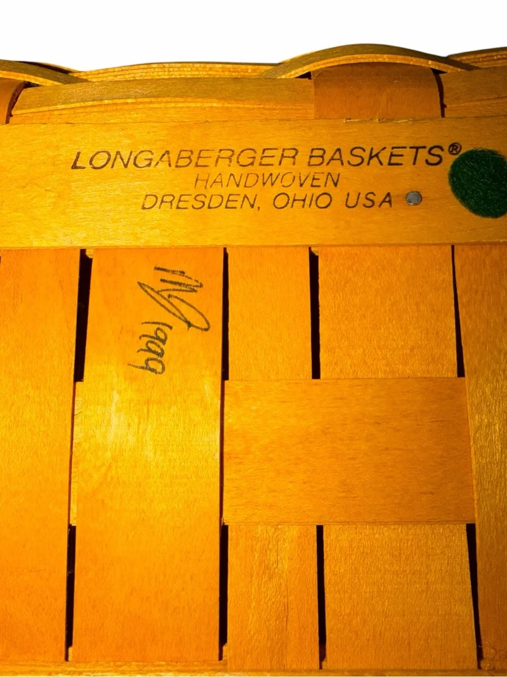 VINTAGE Longaberger Traditions Collection Generosity Basket